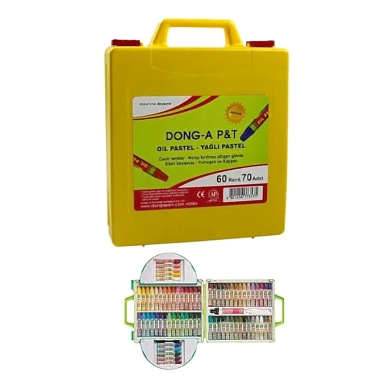 Dong-A 60 Renk Çantalı Pastel Boya