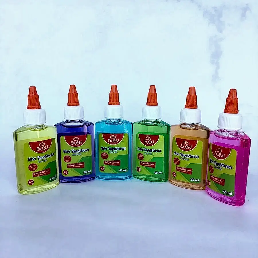 Bu-Bu Renkli Sıvı Yapıştırıcı 60ml