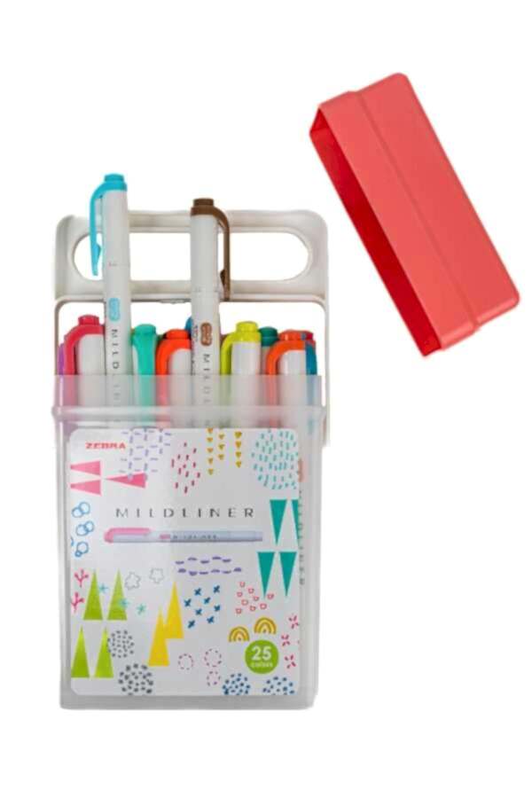 Zebra Mildliner 25 Renk Set