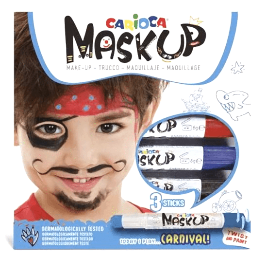 Carioca MaskUp Carnival Yüz Boyası - 3 Renk