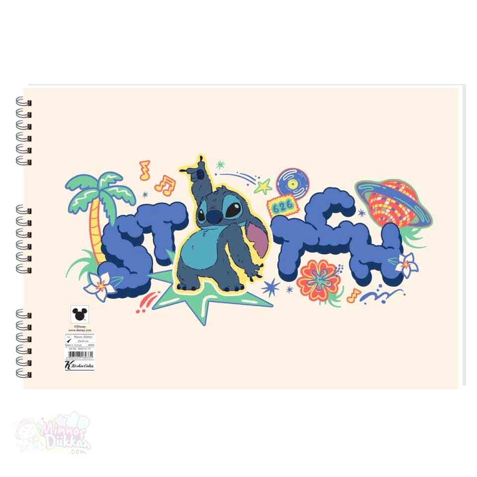 Stitch Resim Defteri 17x25 15 Yaprak