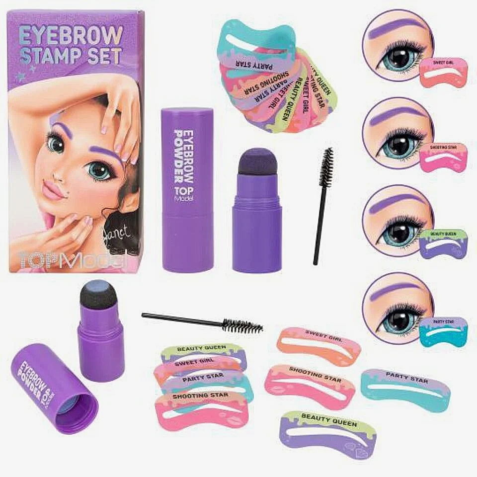 Top Model Kaş Renklendirme Seti Mor