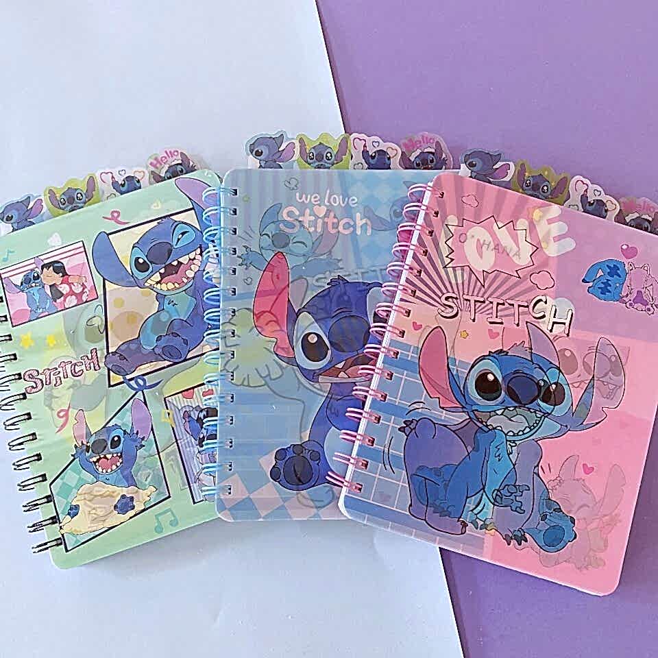 Hologramlı Ayraçlı Defter - Stitch