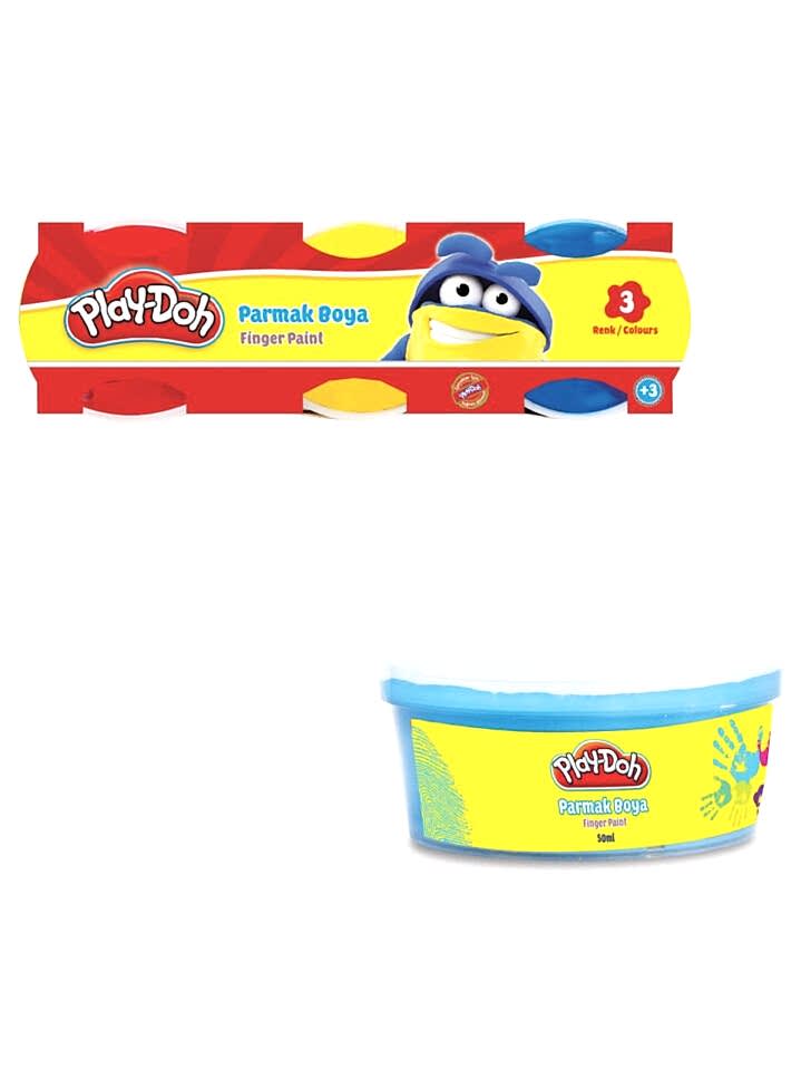 Play-Doh Parmak Boya 3 Renk