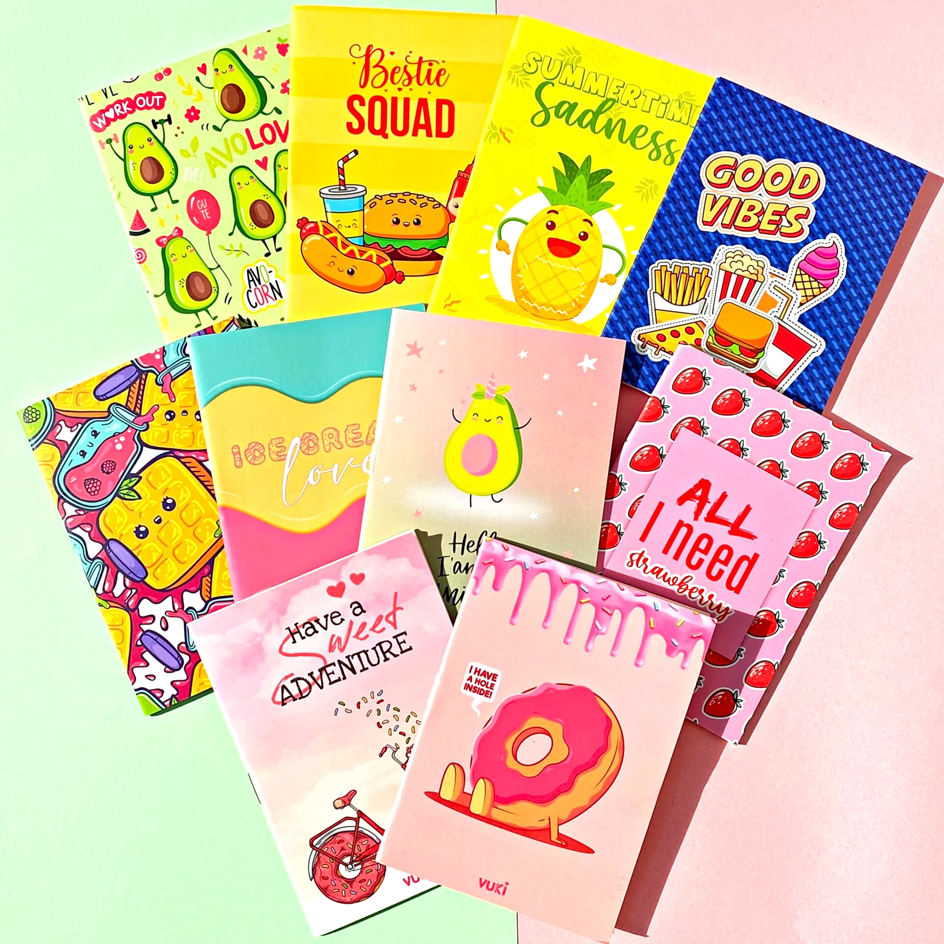 Fast Food Vuki Mini Not Defteri