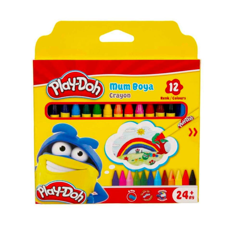 Play-Doh Mum Boya Crayon 12li