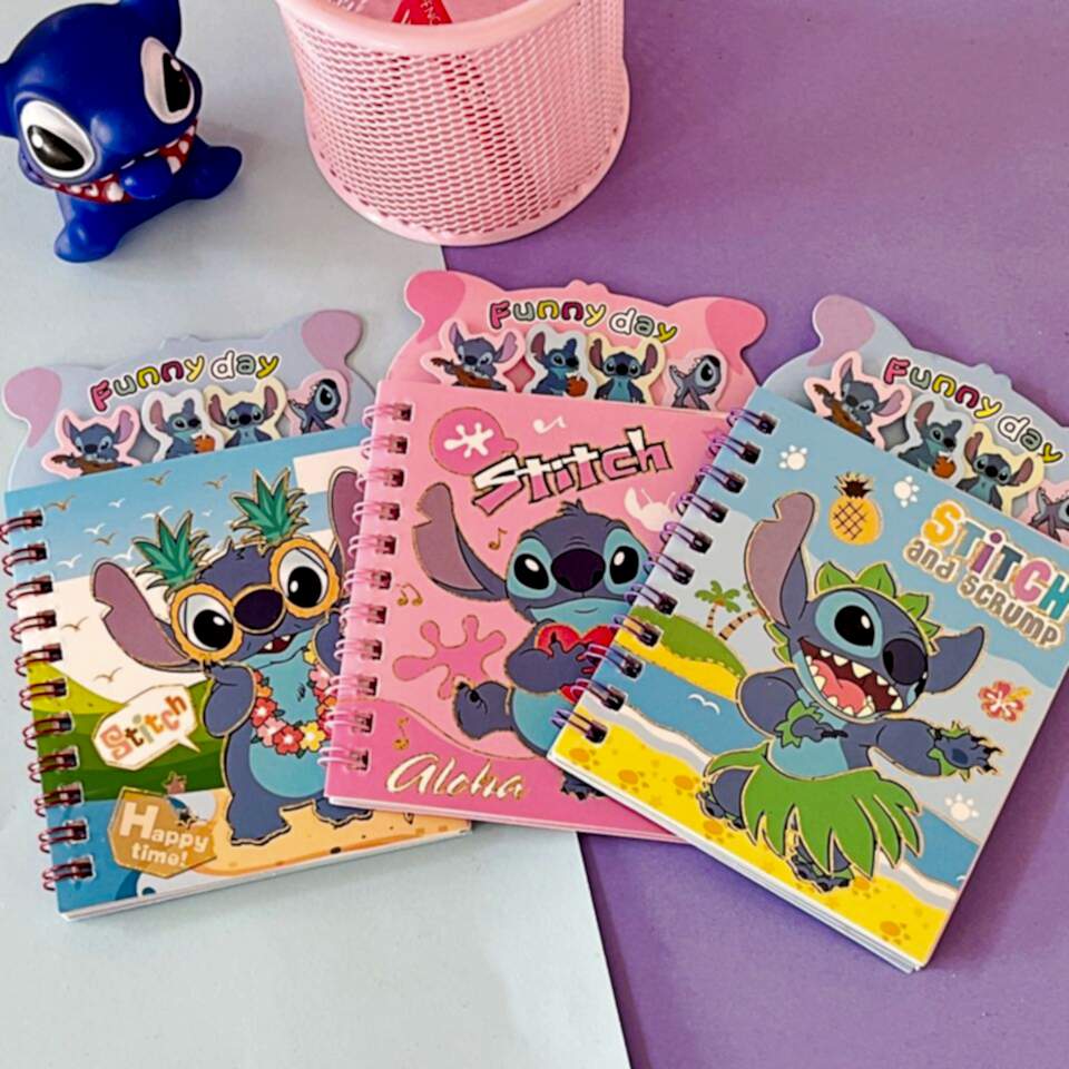 Stitch Funny Day Sticker Defteri
