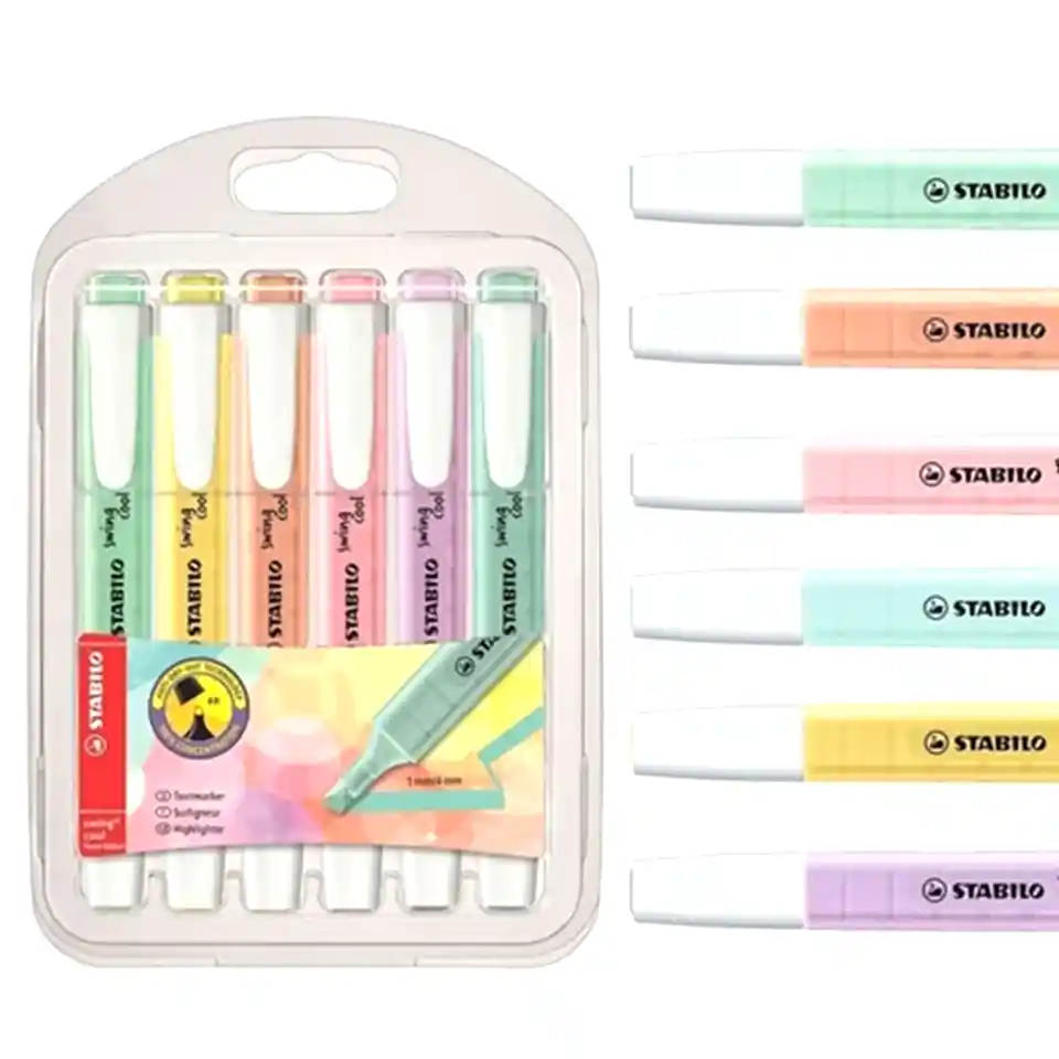 Stabilo Swing Cool Pastel 6Lı Set