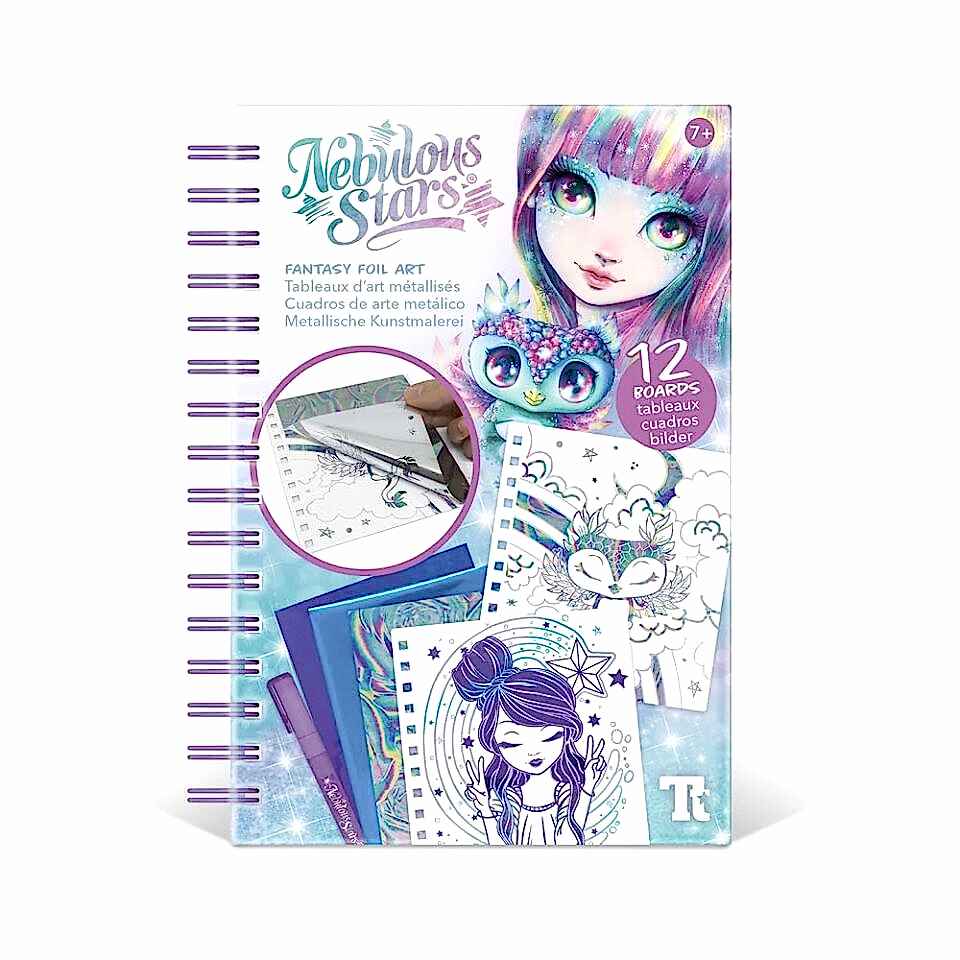 Nebulous Stars Creative Book Foil Art Boyama Kitabı