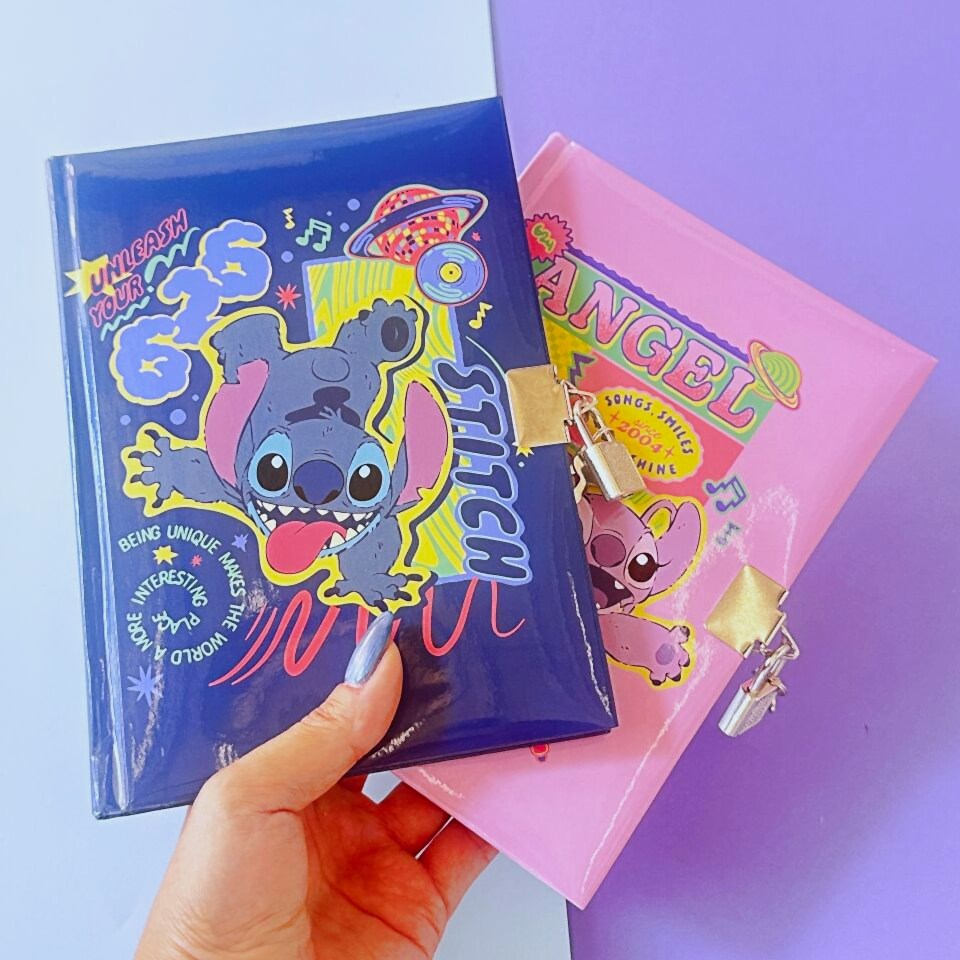 Stitch Kilitli Hatıra Defteri