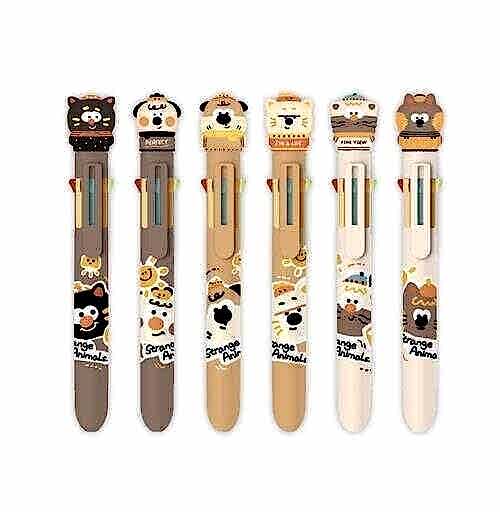 Gıpta Strange Animals 8 Renk Tükenmez Kalem