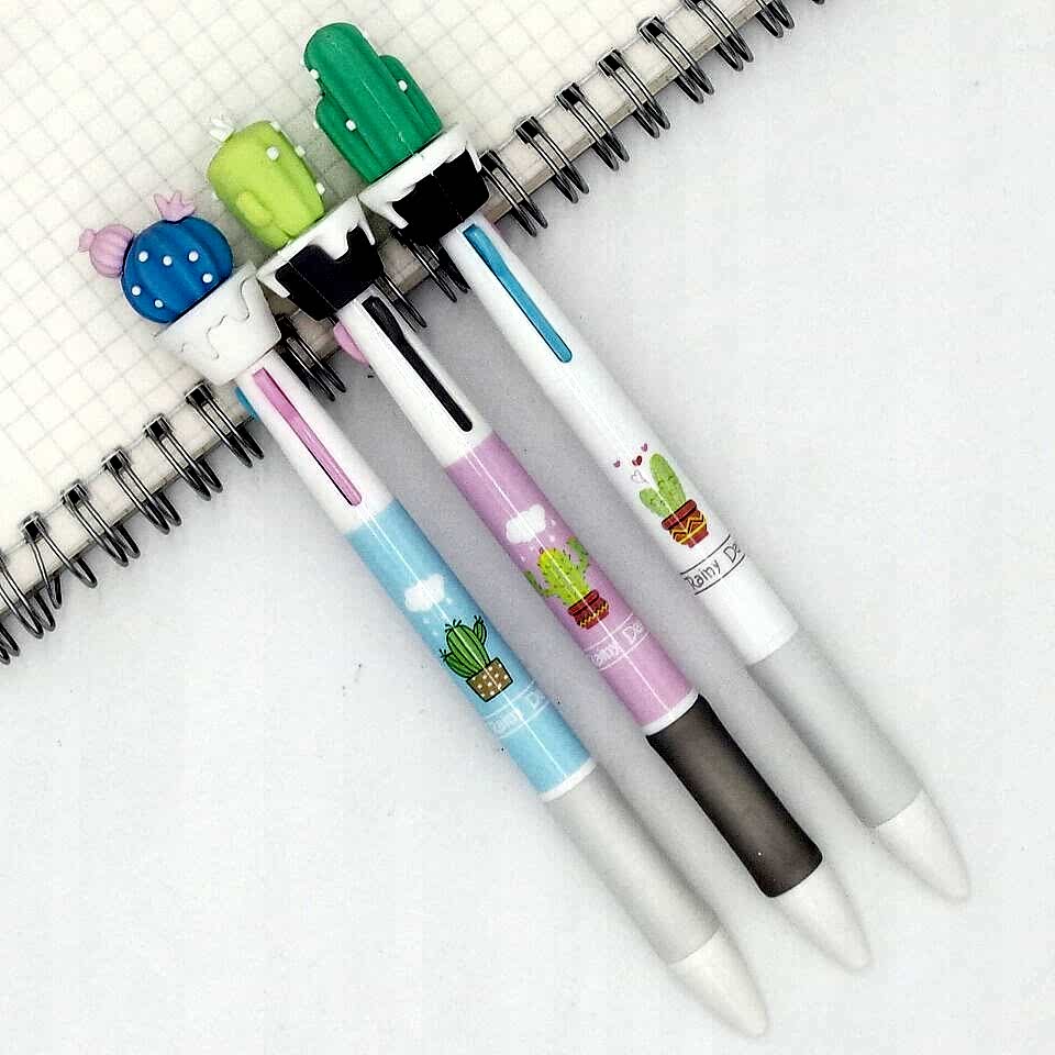 Kaktüs 3 Renkli Tükenmez Kalem