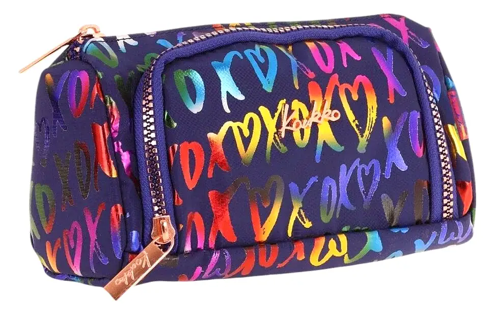 Kaukko Shine Plump Kalem Çantası - XOXO