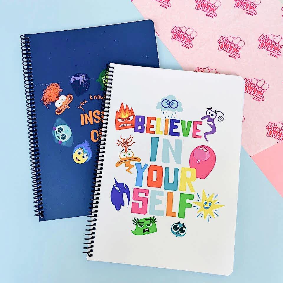 Ters Yüz 80 Yaprak Kareli Spiralli Defter A4