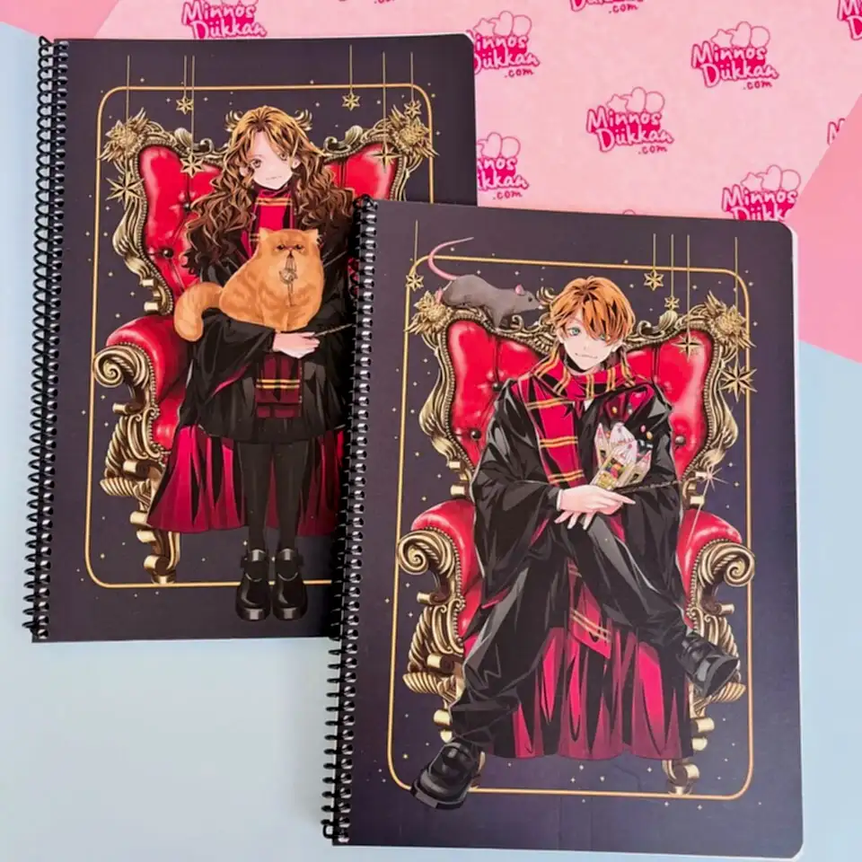 Harry Potter 80 Yaprak Çizgili Spiralli Defter A4