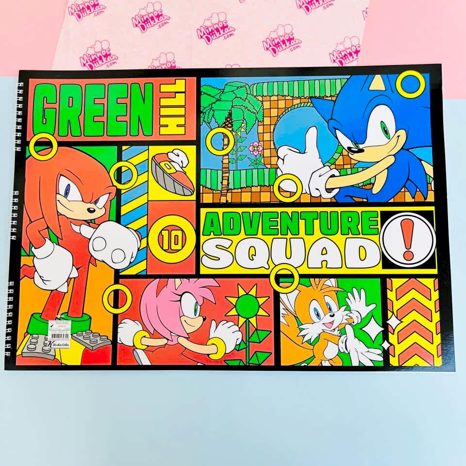 Sonic Resim Defteri 35x50 15 Yaprak