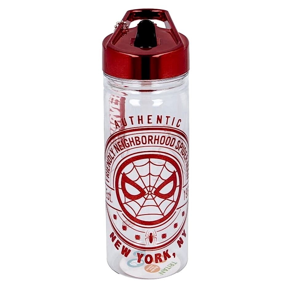 Spiderman Kırmızı Premium Tritan Matara 620 ML