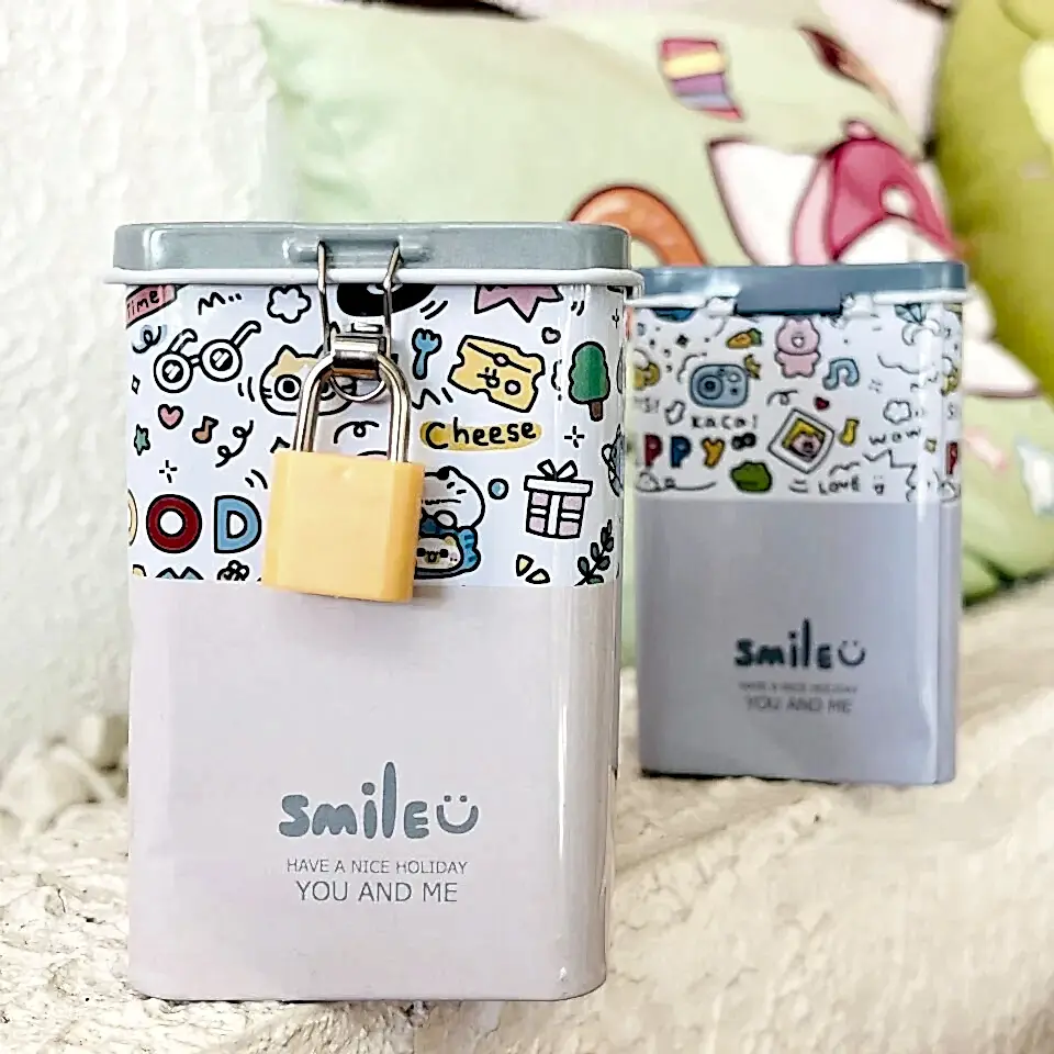 Happy Smile Metal Kumbara