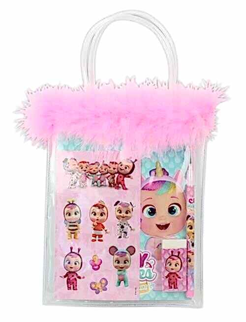 Cry Babies Tüylü Çantalı Kırtasiye Seti