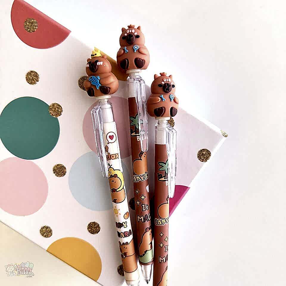 Capybara Figürlü Versatil Kalem