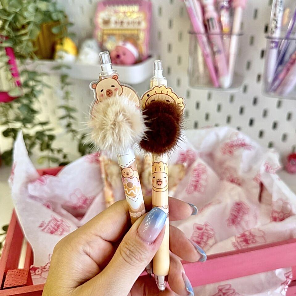 Capybara Tüylü Versatil Kalem