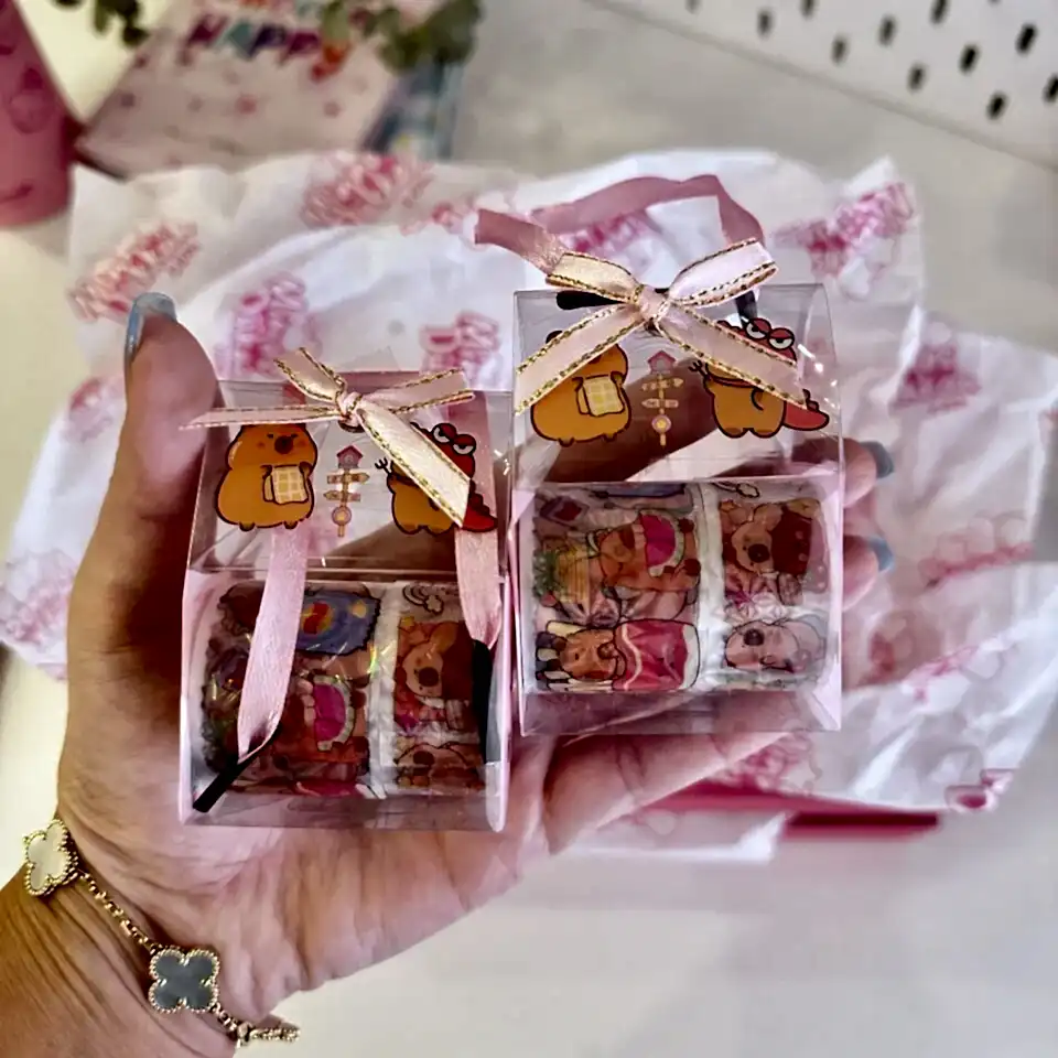 Capybara Bant Sticker Set Hediye Kutulu