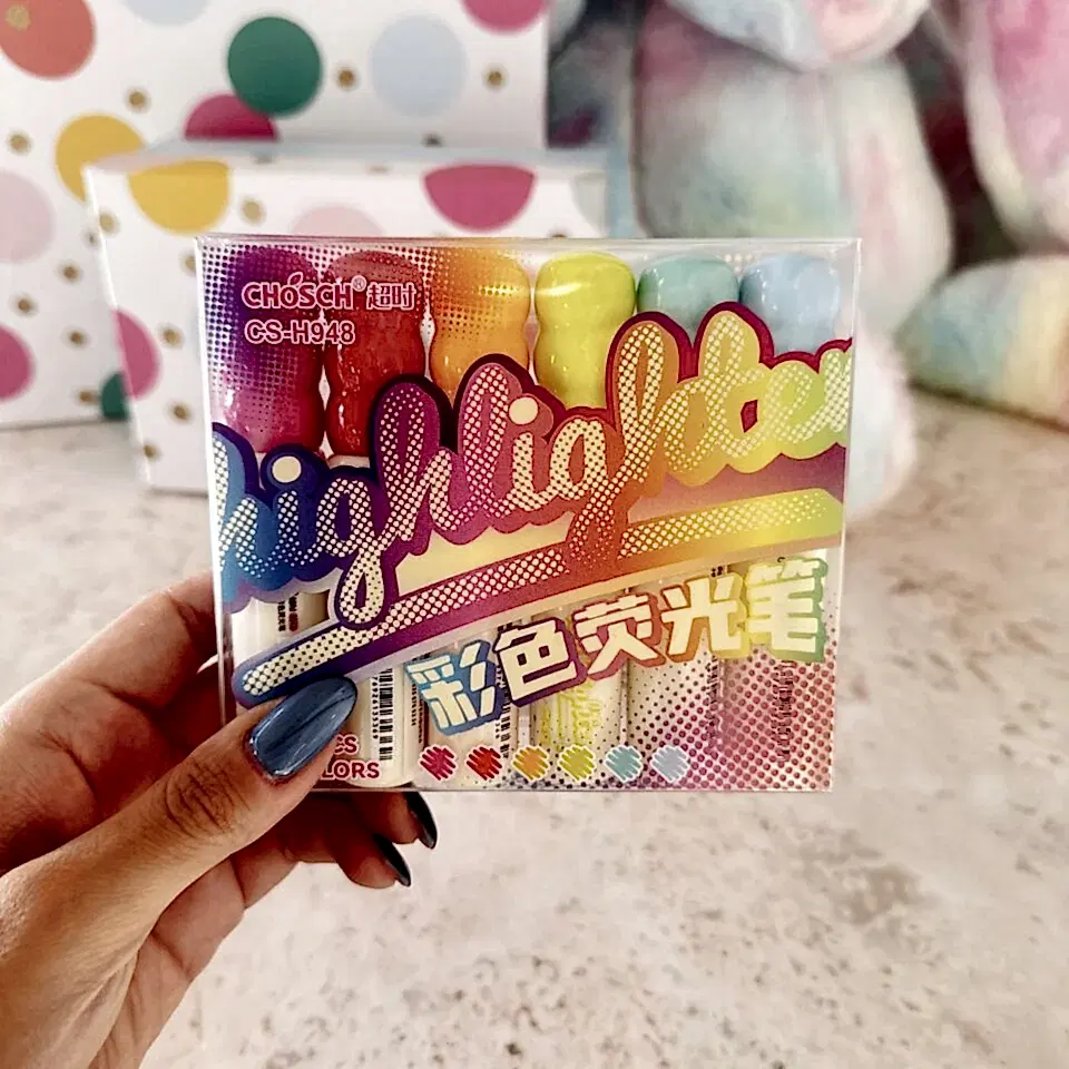 Chosch Soft Pastel Fosforlu İşaretleme Kalemi 6 Renk Set