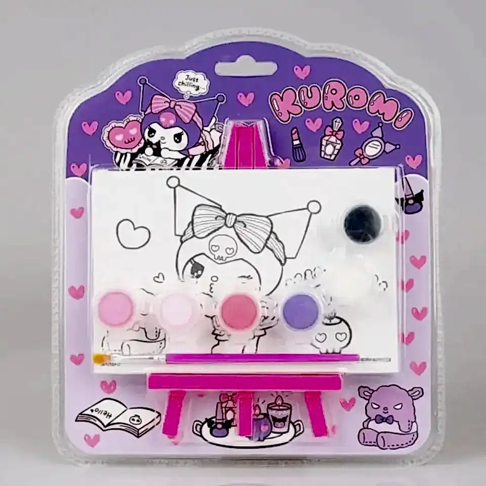 Kuromi Mini Tuval Boyama Seti