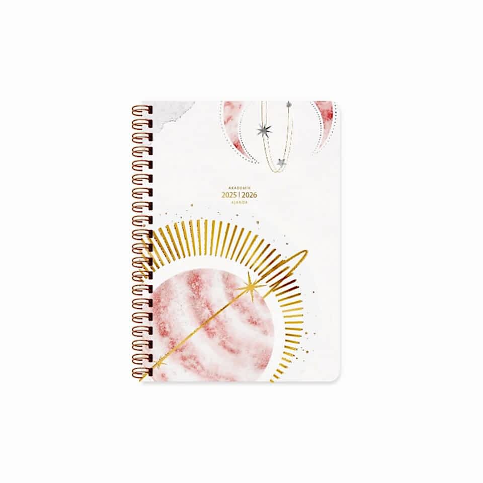 Akademik Ajanda Spiralli 2025 -2026- 17x24 - Parla
