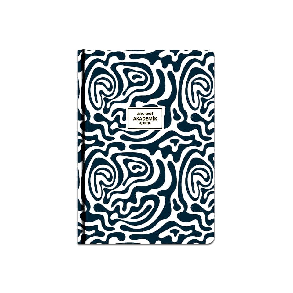 Akademik Ajanda Ciltli 2025 -2026- 17x24 - Ritim