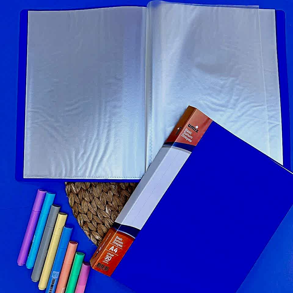 Umix Sunum Dosyası 30lu Mavi