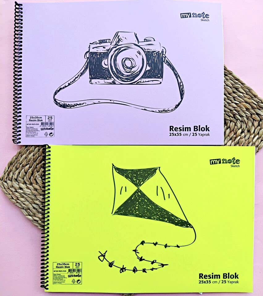 Mynote 25x35 cm 25 Yaprak Resim Blok