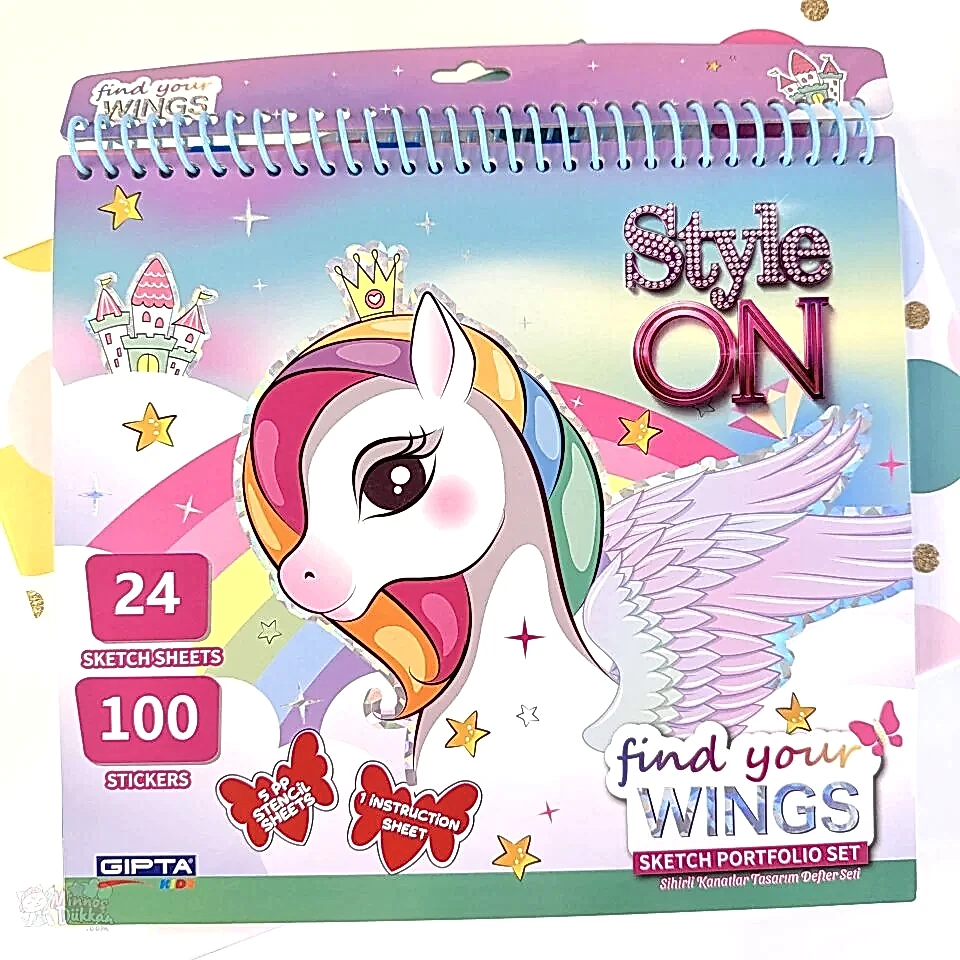 Style On Find Your Wings Sketch Pad