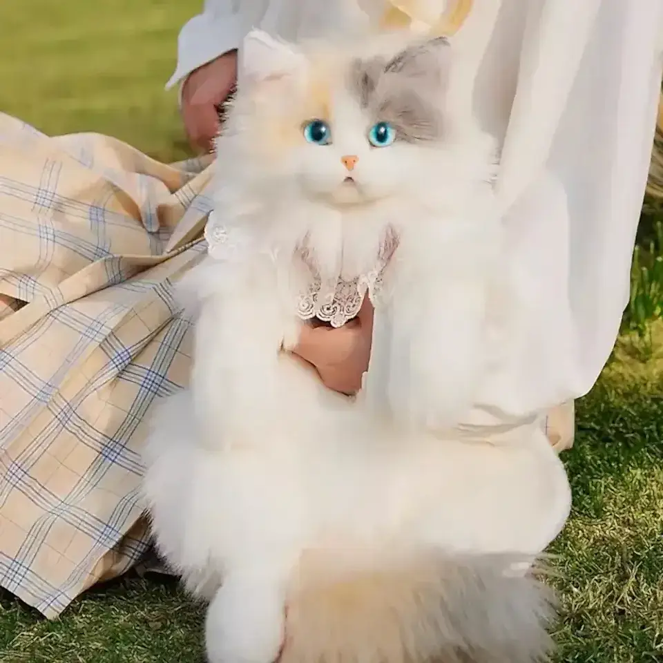 Bear and Dear Realistik Kedi Sırt Çantası Çok Renkli