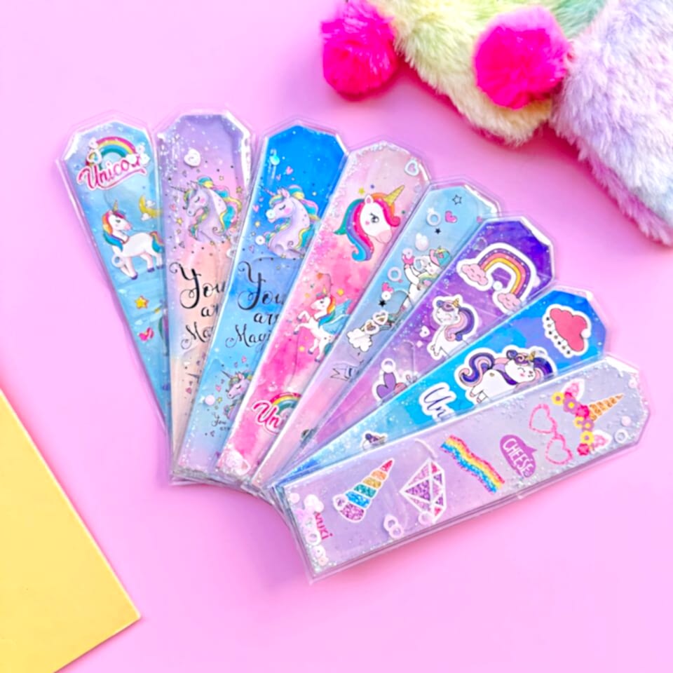 Vuki Sulu Simli Kitap Ayracı - Unicorn