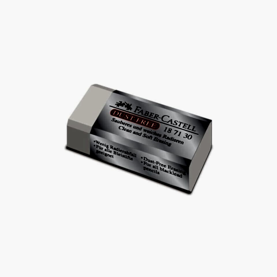 Faber Castell Dust Free Beyaz Silgi Küçük