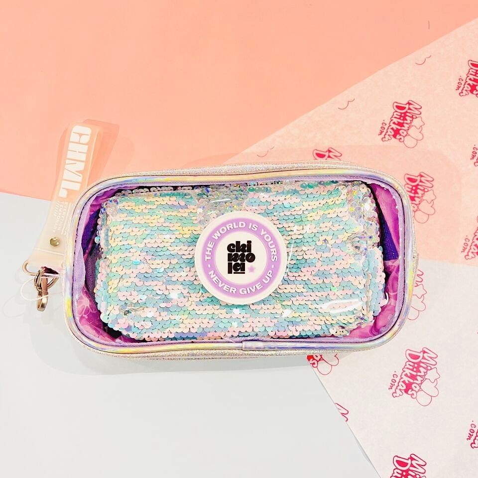 Chimola Emoji Purple Kalem Çantası