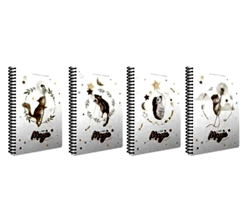 A Little Magic Kalın Kapak 120 Yaprak Kareli Defter 17x24 cm