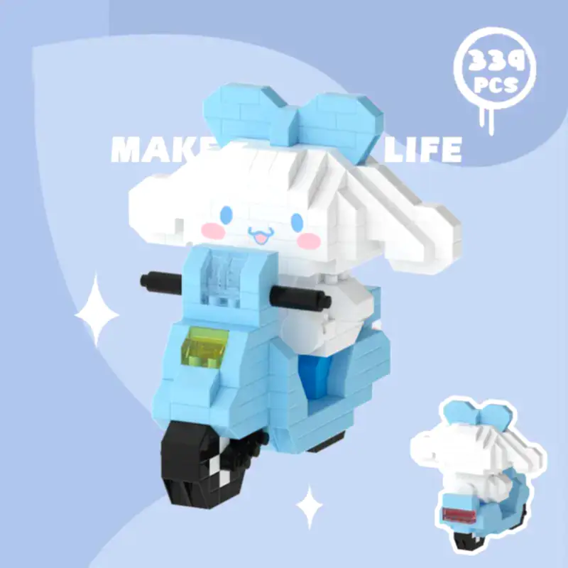 Bricks Kutulu Yapım Seti - Cinnamoroll Mavi