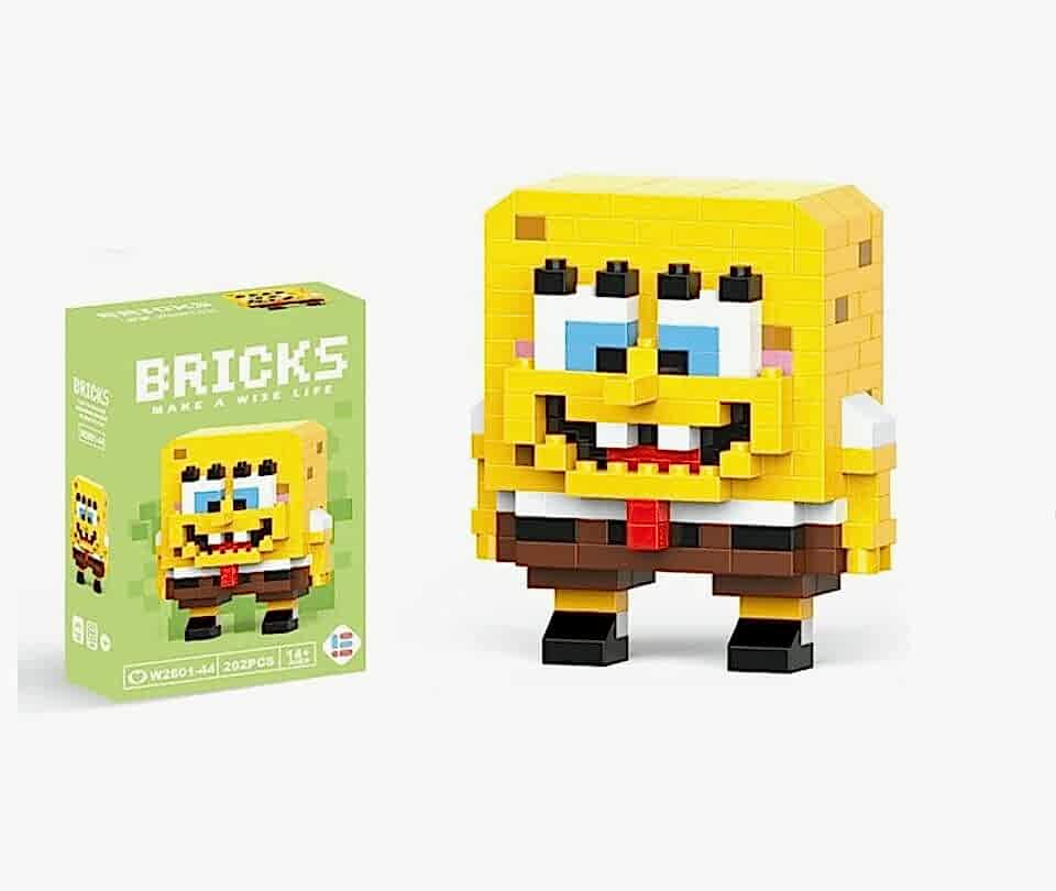 Bricks Kutulu Yapım Seti - Sünger Bob