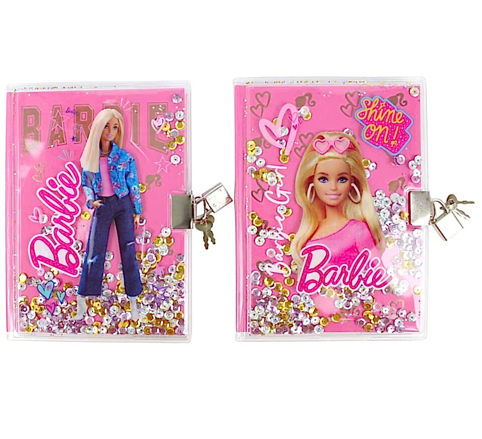 Barbie Pullu Kilitli Hatıra Defteri