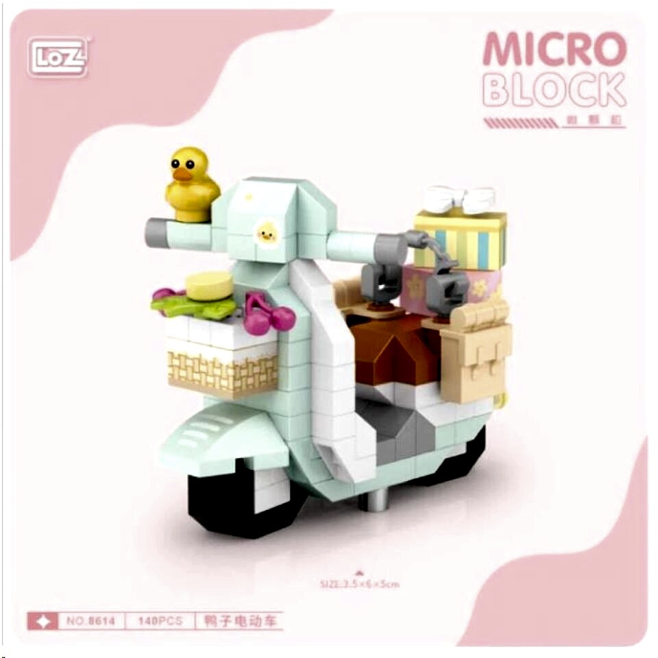 Loz Micro Blok 8613 - Civciv Motorsiklet