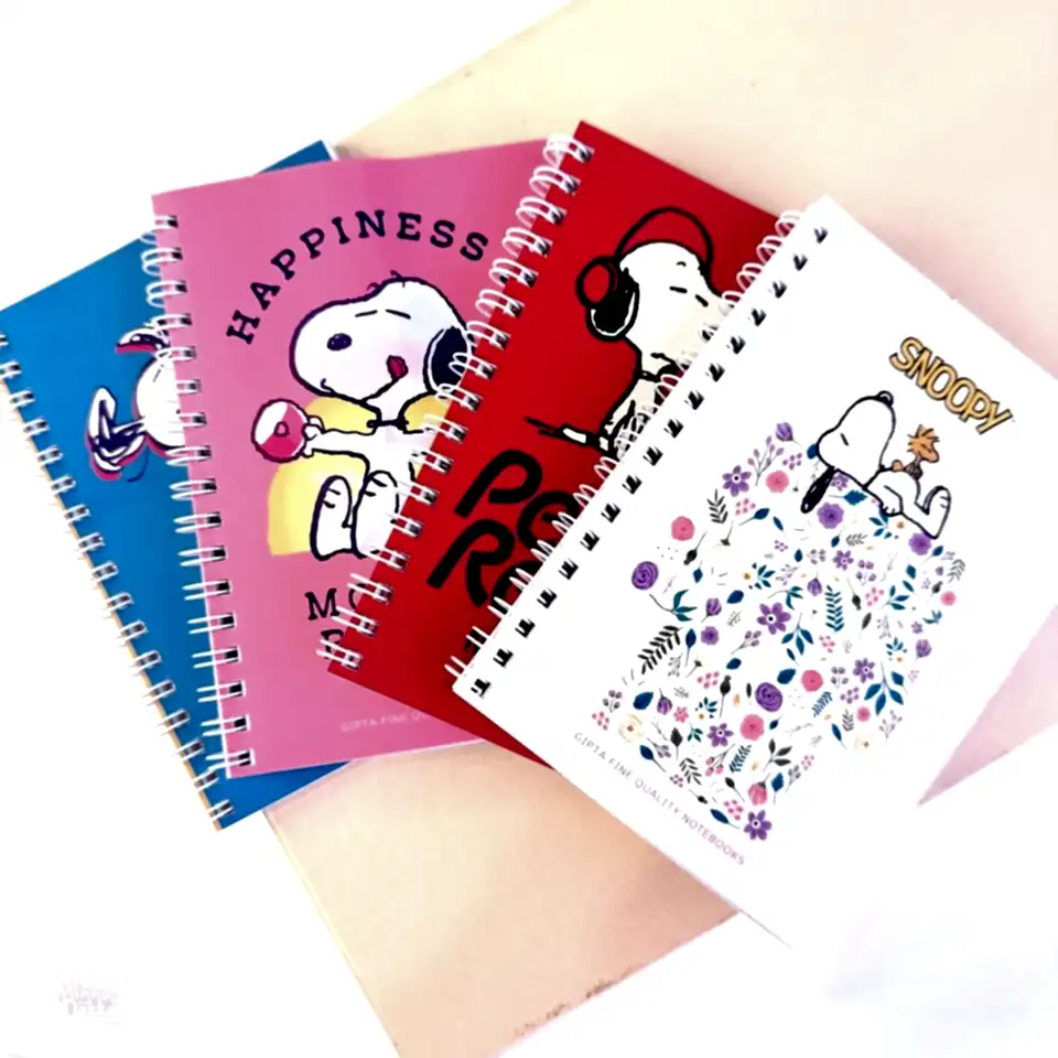 Snoopy A6 80 Yaprak Çizgili Not Defteri