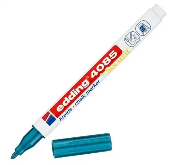 Edding Likit Tebeşir Kalemi - Metalik Mavi